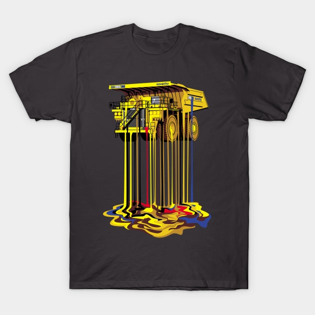 Hot Dump Truck T-Shirt by damnoverload